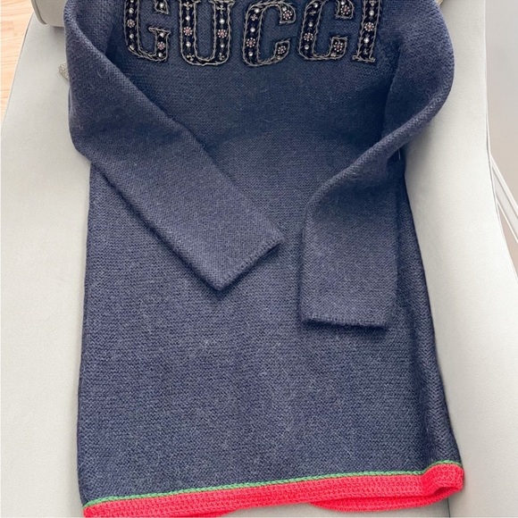 New Gucci NY Yankees MLB Embellished
Gucci Logo Applique CrewneckCardigan - Picture 8 of 13